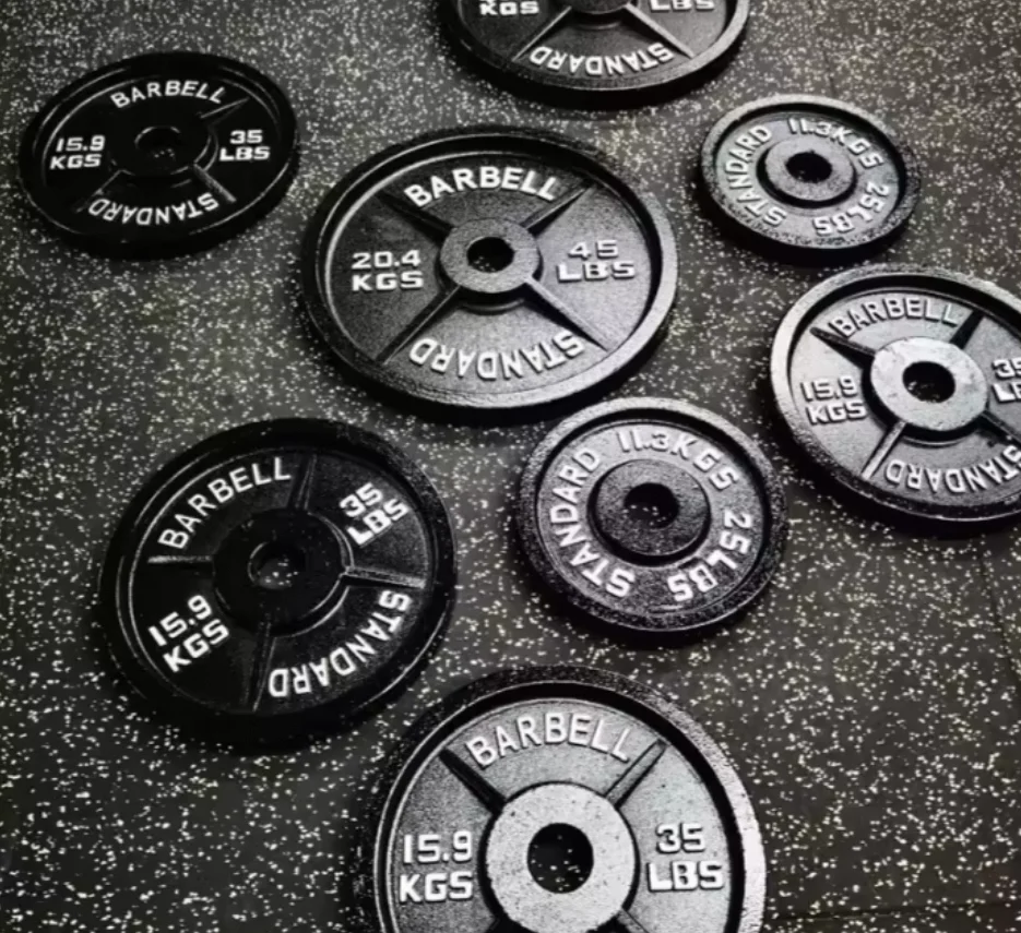 The popular black cast iron weightlifting board set in Chinese factories is an ideal choice for home gyms  Bumper Bar