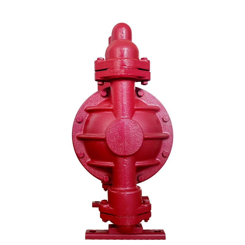 Air operated diaphragm pump for sewage sludge fuel oil transfer