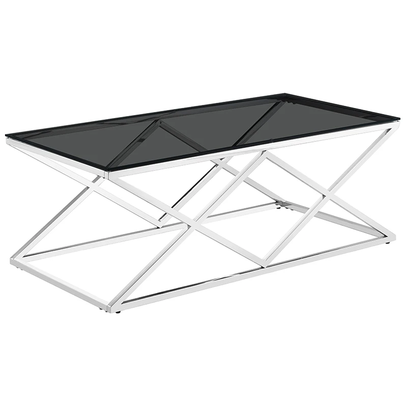 2024 luxury stainless steel gold coffee table modern furniture nesting tea table large size table living room furniture