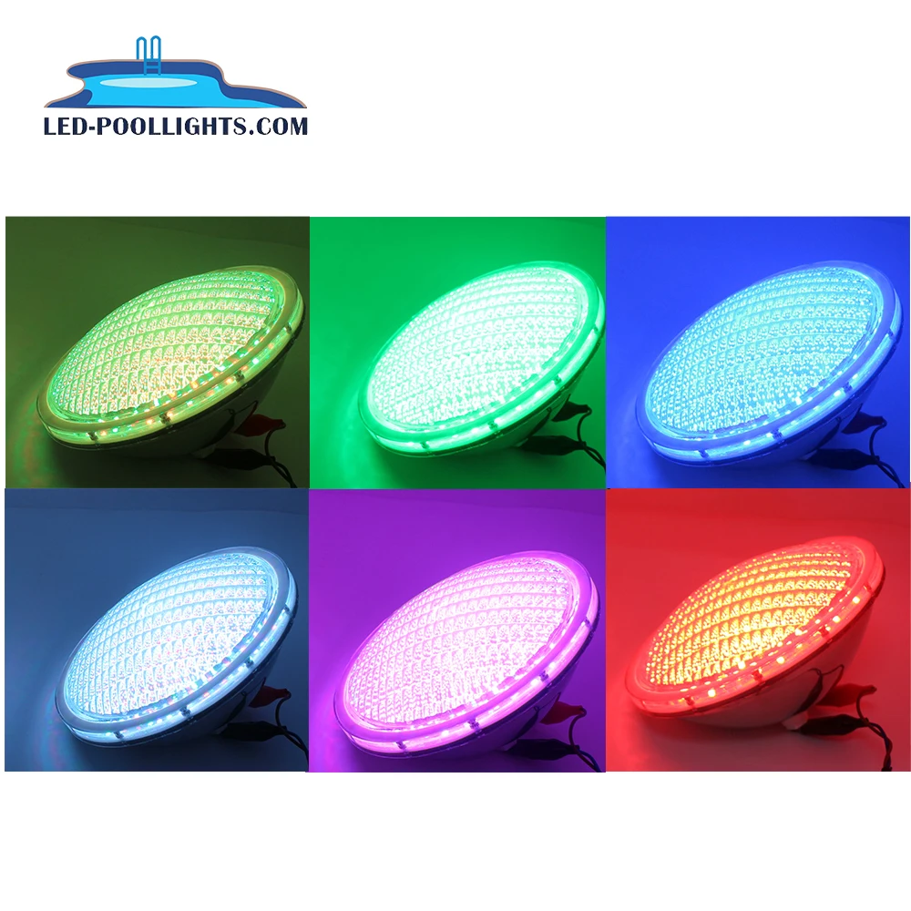 Huaxia IP68 12v Rgb Wifi Remote Control Par56 swimming pool light 316 stainless Steel Underwater Led Submersible Pool Lights