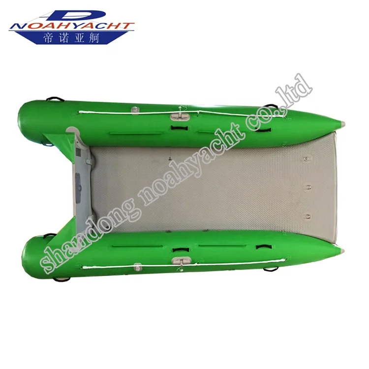 Hypalon inflatable catamaran fishing dinghy boat