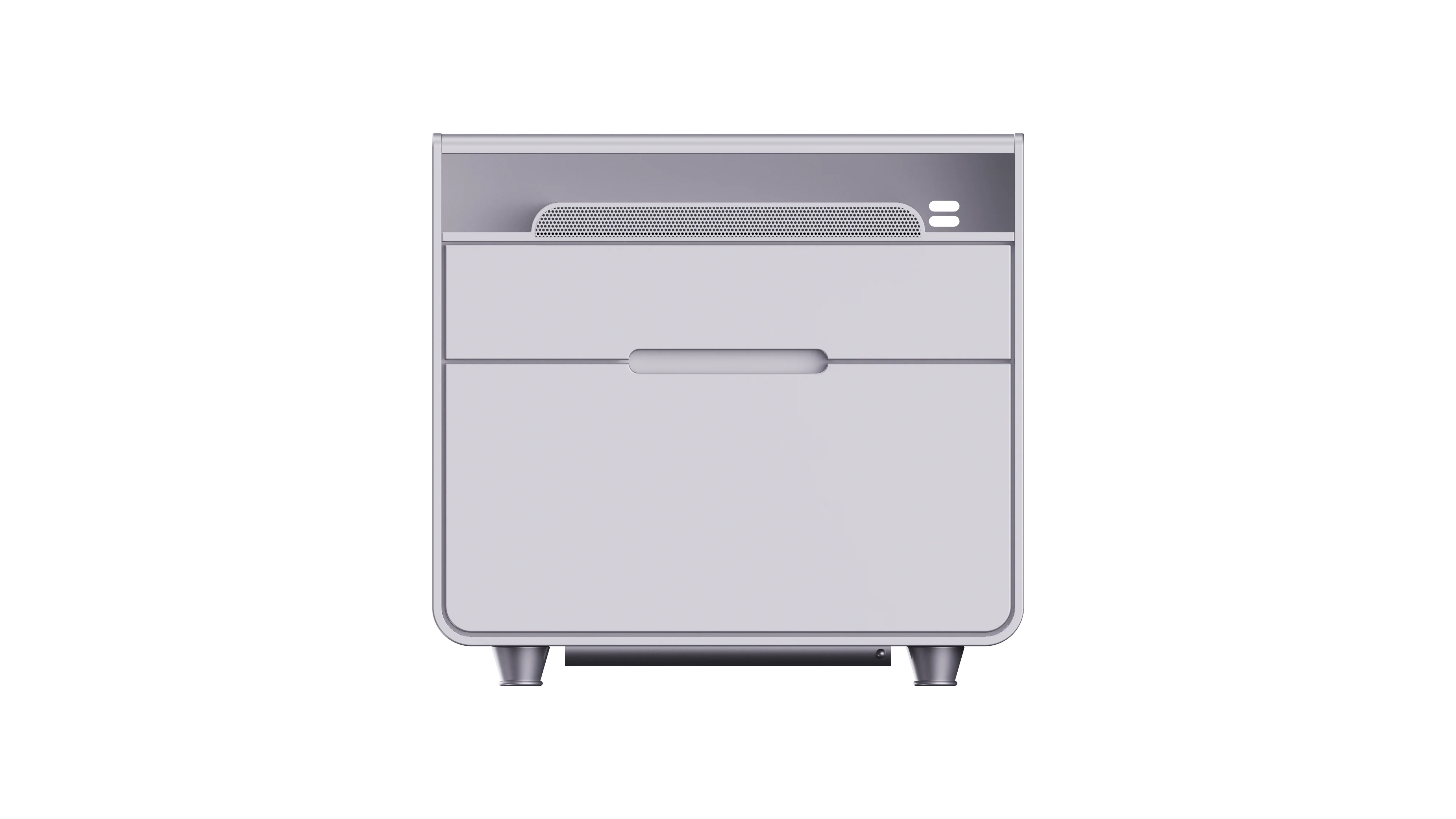 
Newest design side table modern bedside table manually control led wireless charging sofa side tables white 