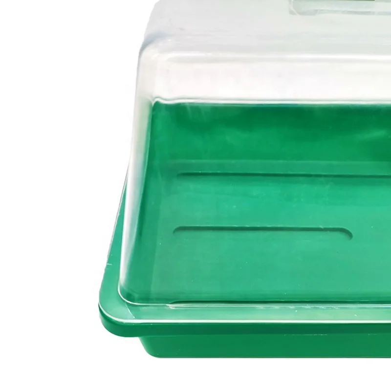 Classic Green PP Plastic Propagator Kit Seed Propagation Tray with Dome