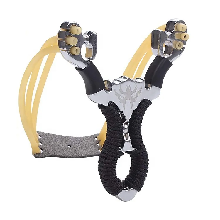 
New Slingshot Wrist Folding Sling Shot Powerful Hunting Slingshot Catapult Stainless Steel Fishing Slingshot Adult Games 