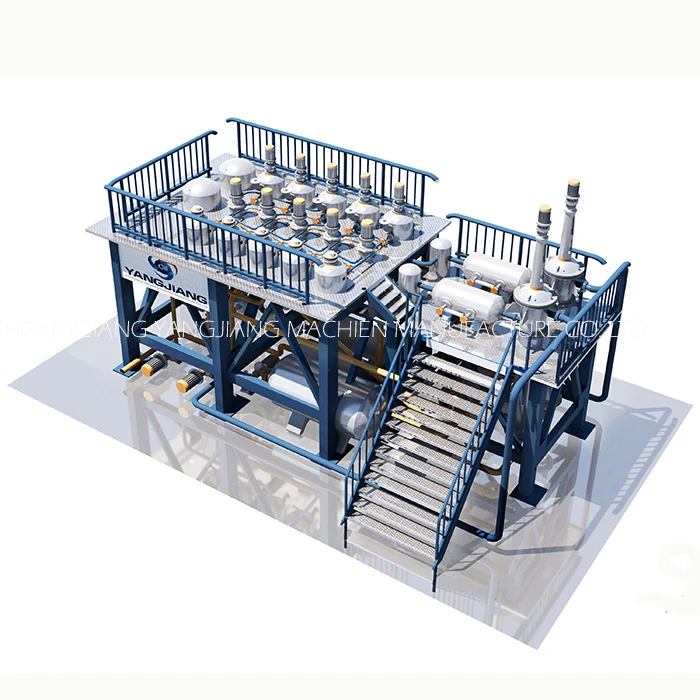 Fuel transformer gear truck base oil distillation machine