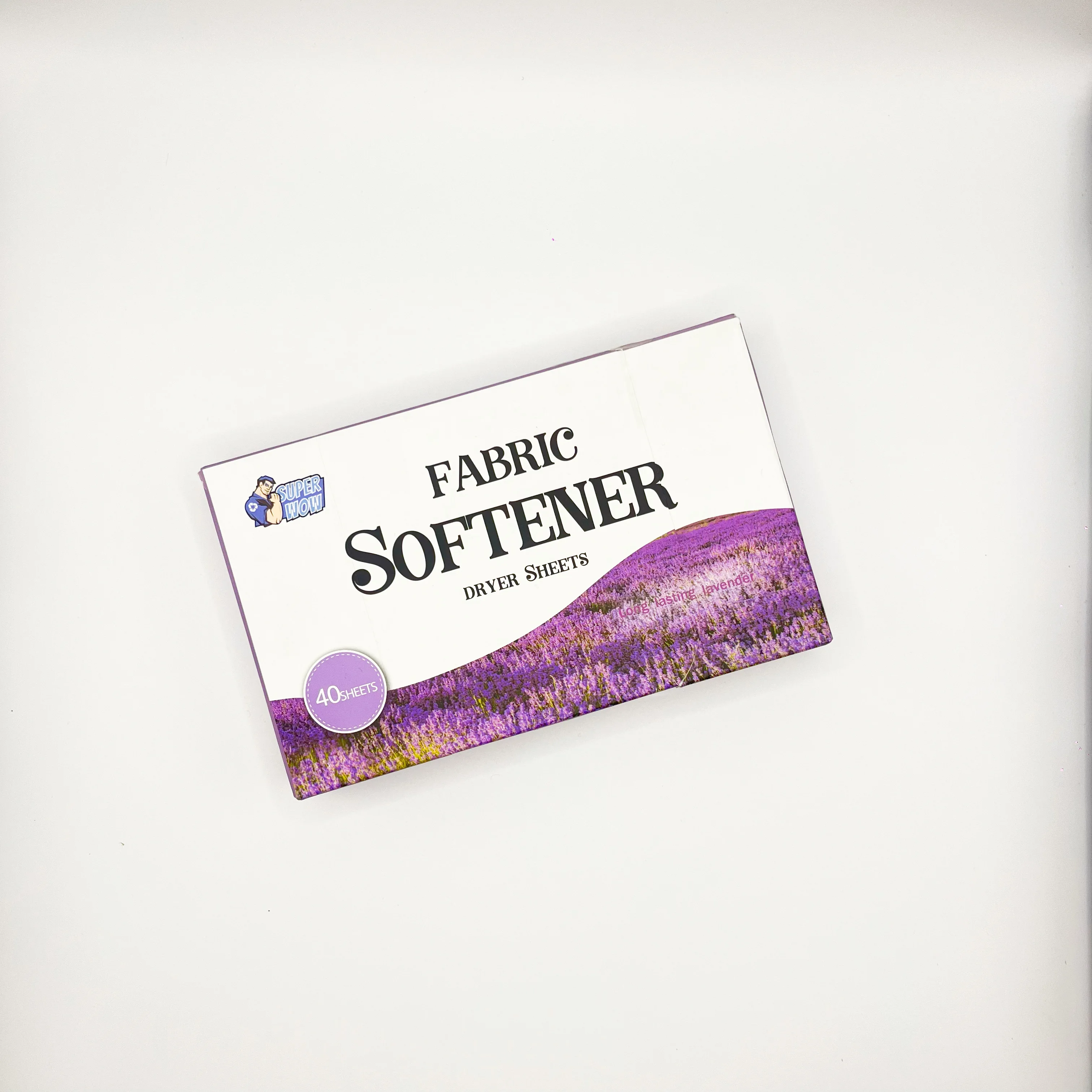 LOW MOQ Custom Logo Fragrance Laundry Softener Anti Static Fresh Linen Lavender Scent Laundry Fabric Softener Dryer Sheets