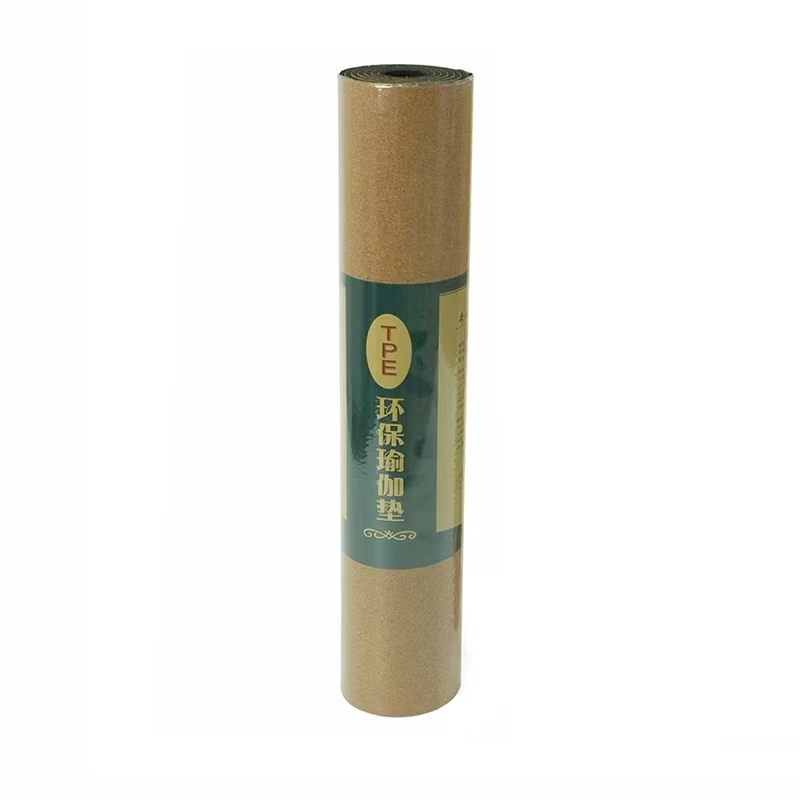 2023 High Quality Recycle Custom LOGO Premium Wholesale Anti Slip Private Label Thick Eco Friendly Natural Cork Tpe Yoga Mat