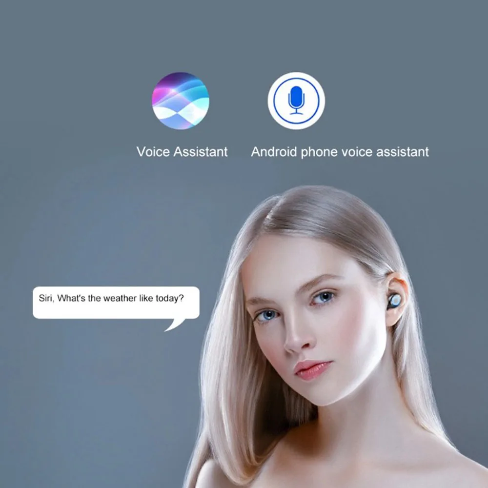 F9 TWS Wireless Earphones 5.0 headphone Earbuds Stereo Sport Headset with 2000mAh LED Power Bank earphone for Iphone earphones