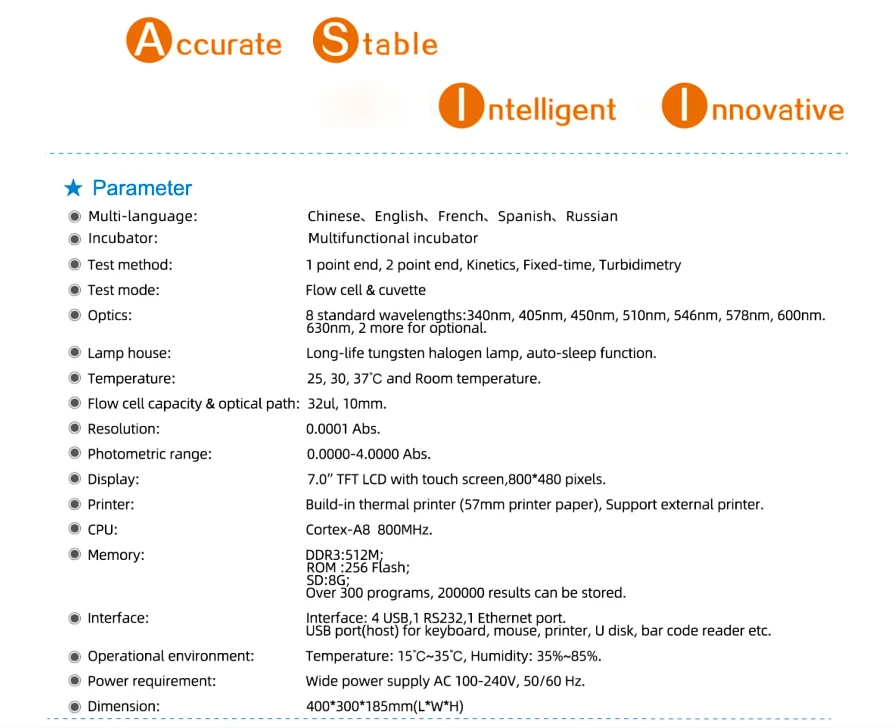DM Cheap Price High Quality Veterinary Chemistry Analyzer Blood Analyzer Semi-auto Clinical Chemistry Analyze