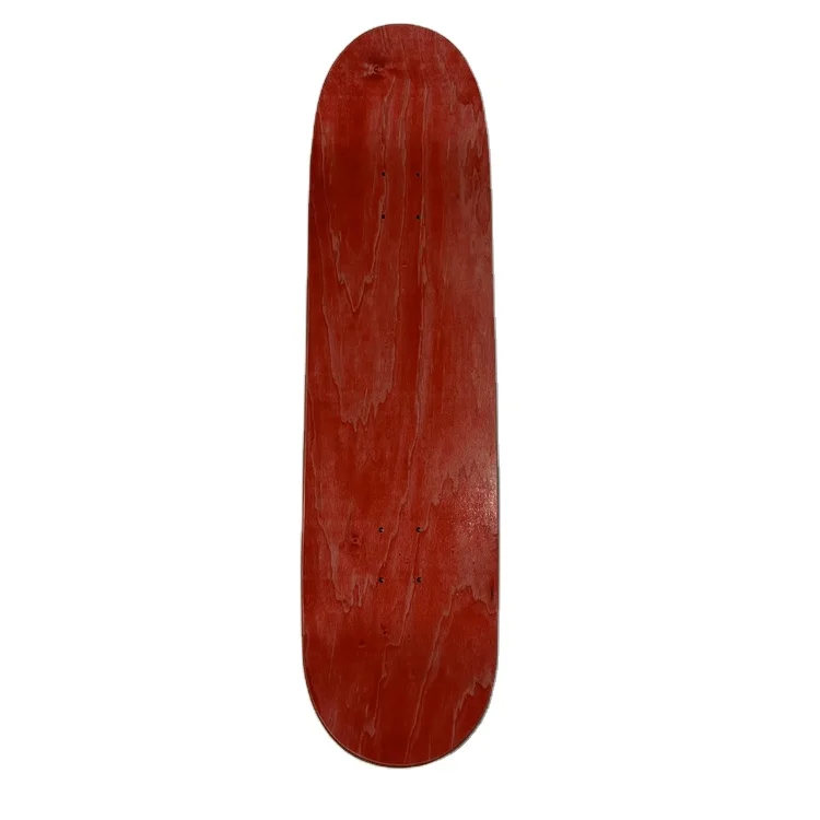 Wholesale Manufacture 7ply full Canadian Maple Skateboard Deck with Stained Color