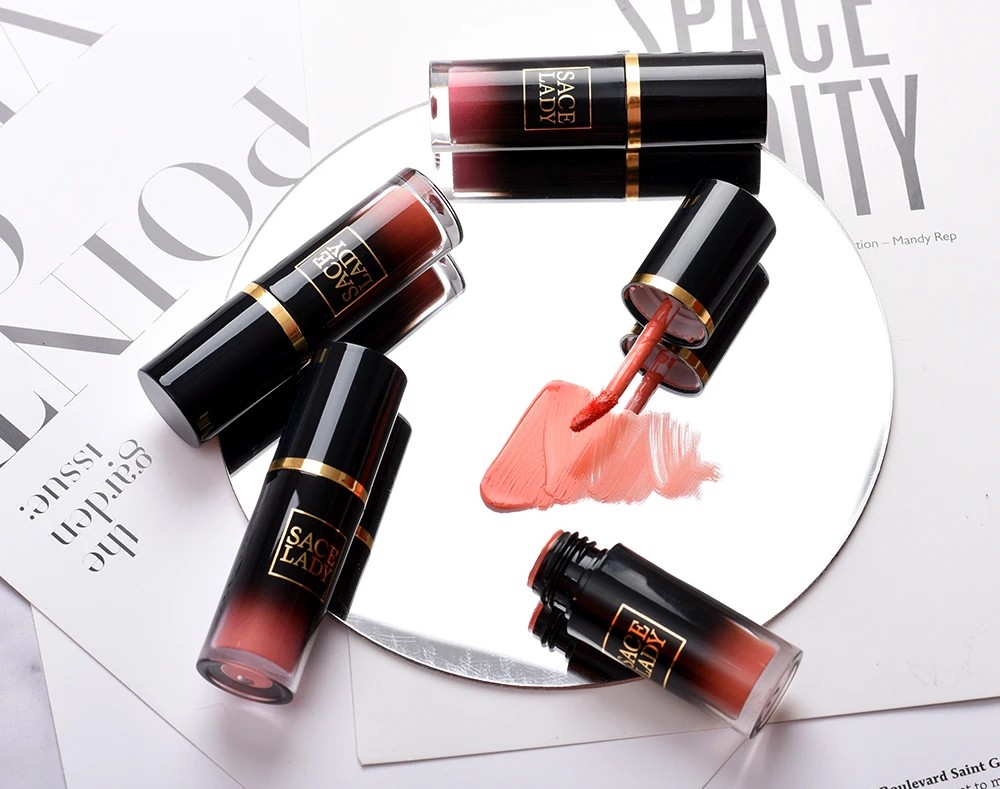 
SACE LADY Liquid Blush Makeup Natural Lightweight Pink Blush Private Label Cream Blush 5 Colors 6ml SL276 