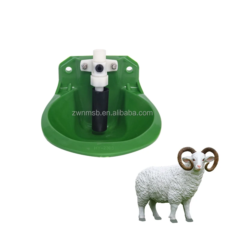 Sheep farming equipment Automatic Plastic water drinking bowl piglet nipple drinker bowl for sheep and other animals