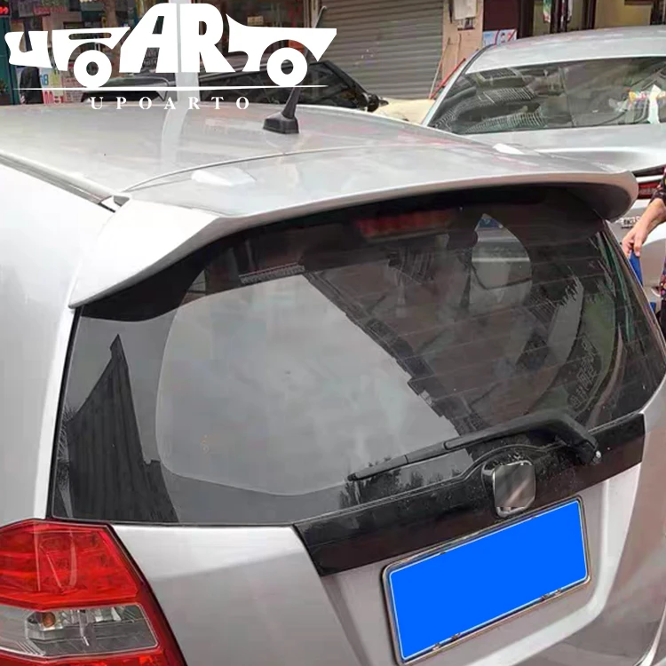 Техническое перевооружение автозапчасти ABS углеродное волокно заднее крыло спойлер для Honda Fit Jazz 2008 2009 2010 2011