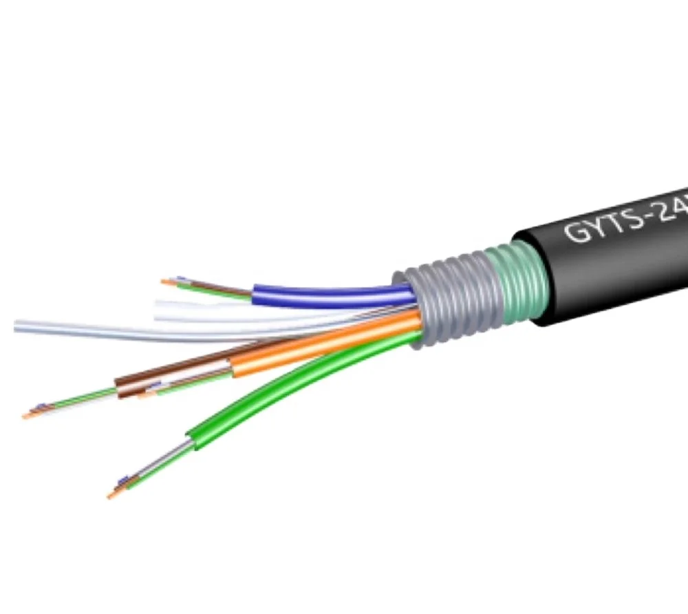 Оптоволоконный кабель производитель питания GYTS защита рукав катушки
