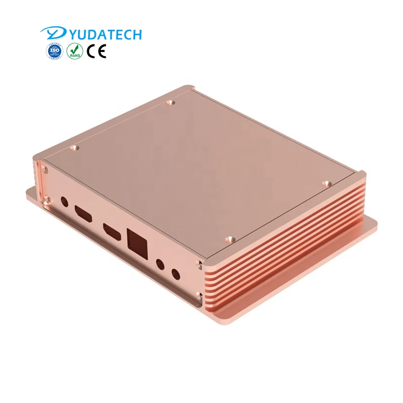 Oem Customized Aluminium Alloy Industrial Desktop Computer Carrying Case Mini Itx Pc Slim Case