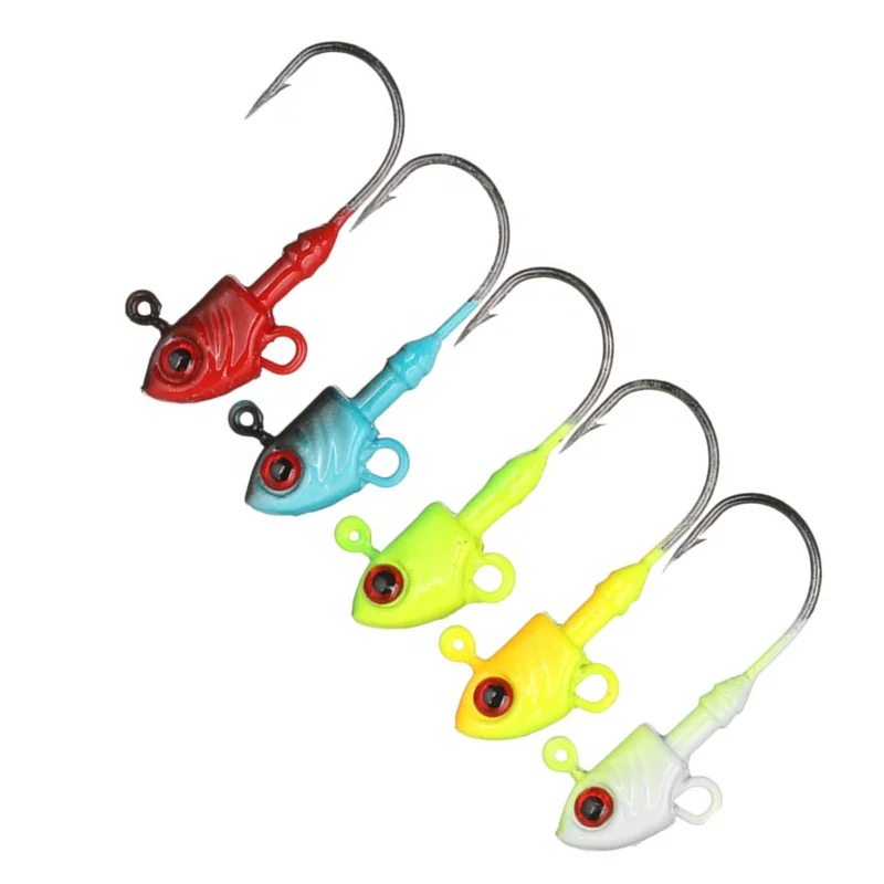 3pcs per Bag Jigging Assist hooks7g 10g 15g 20g 25g Fishing Hook with Lead Head