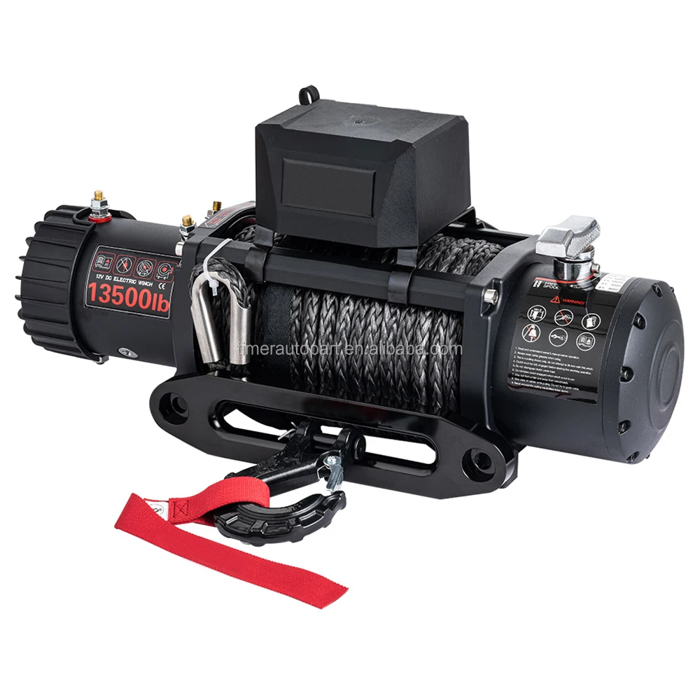 4X4 Heavy Duty Offroad Boat Truck Freedom Winch Line Winches For Sale 4X4 Winch 12000Lbs Remote Controller Durable Kevlar Rope