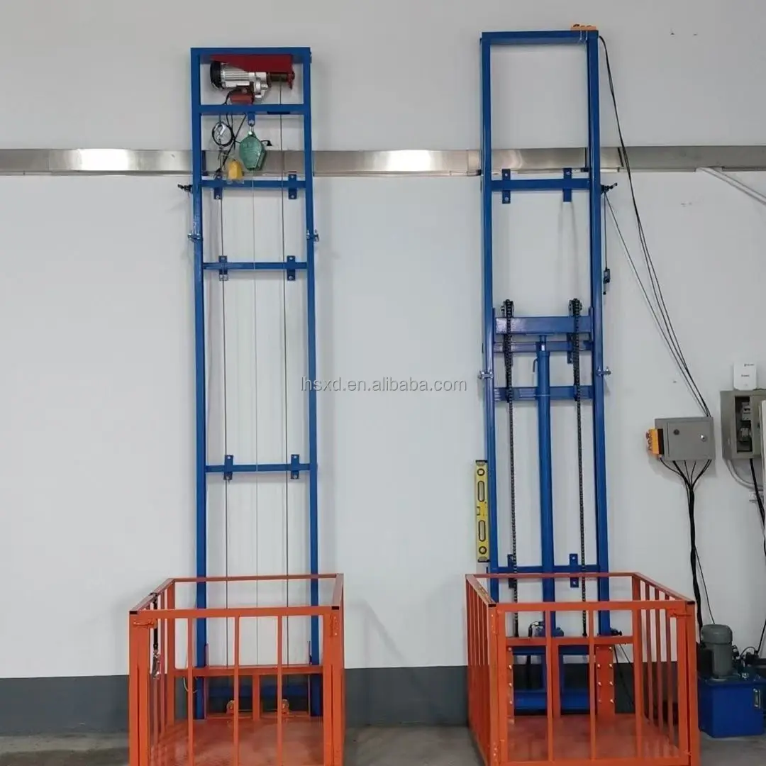 Electric mini cargo lift /2-10 Meter 500kg Lifting Platform /Hydraulic Freight Elevator