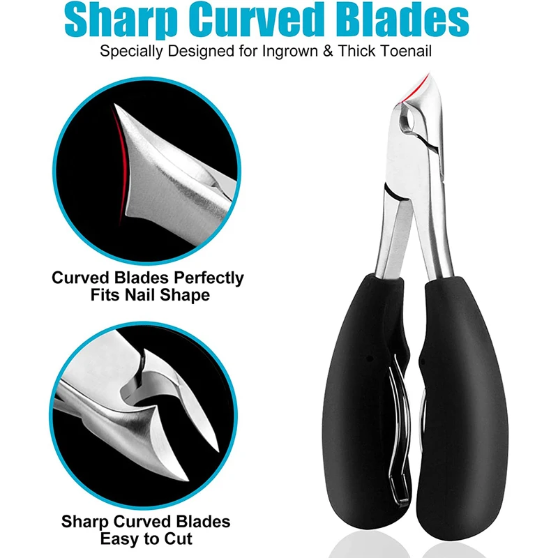 toe cuticle nippers  Heavy Duty Nail Clipper Thick  Ingrown Toenail Clippers