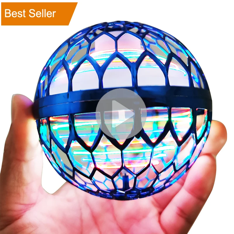 Nova 360 Rotating Hover Orb Magic Led Mini Drone Flying Spinner Boomerang Ball Flynova Pro Flying Ball Toy