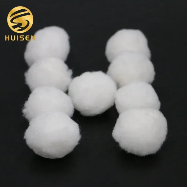 Customized Package 500g 700g Per Bag Sand Replace Swimming Pool Polyester Filter Fiber Balls for Water Treatment