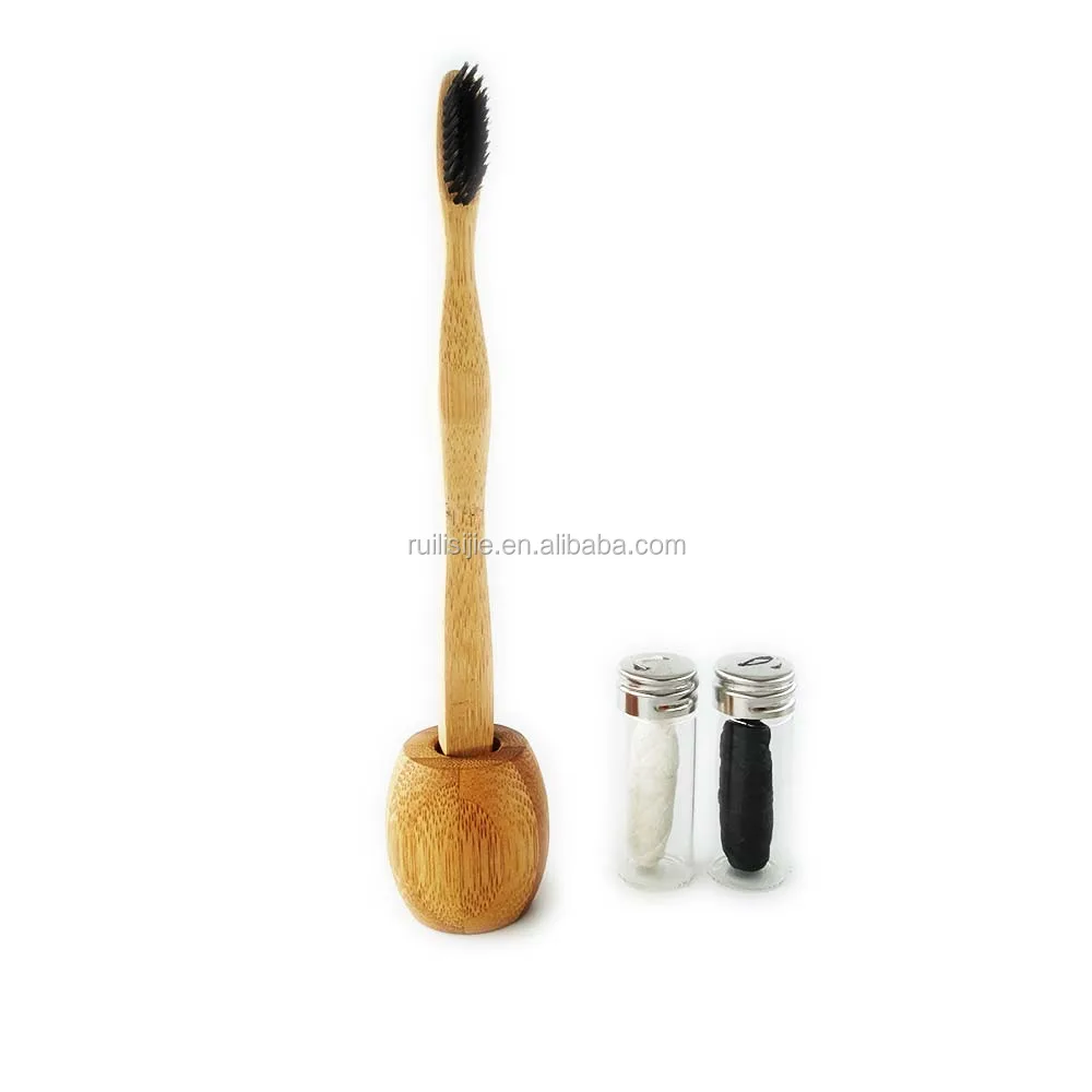 Custom design toothbrush set bamboo toothbrush,toothbrush travel case,bamboo charcoal dental floss