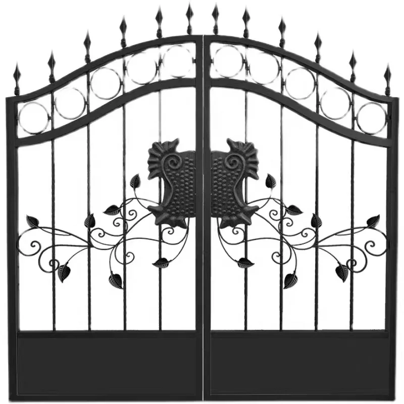 Garden Exterior Gate Good Price Entrance House Main Gate Door Designs Wrought Iron Gate