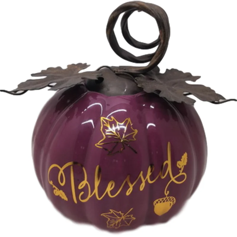 Round Pumpkin decorations maneki neko ceramic handmade figurines ornament Ceramic crafts