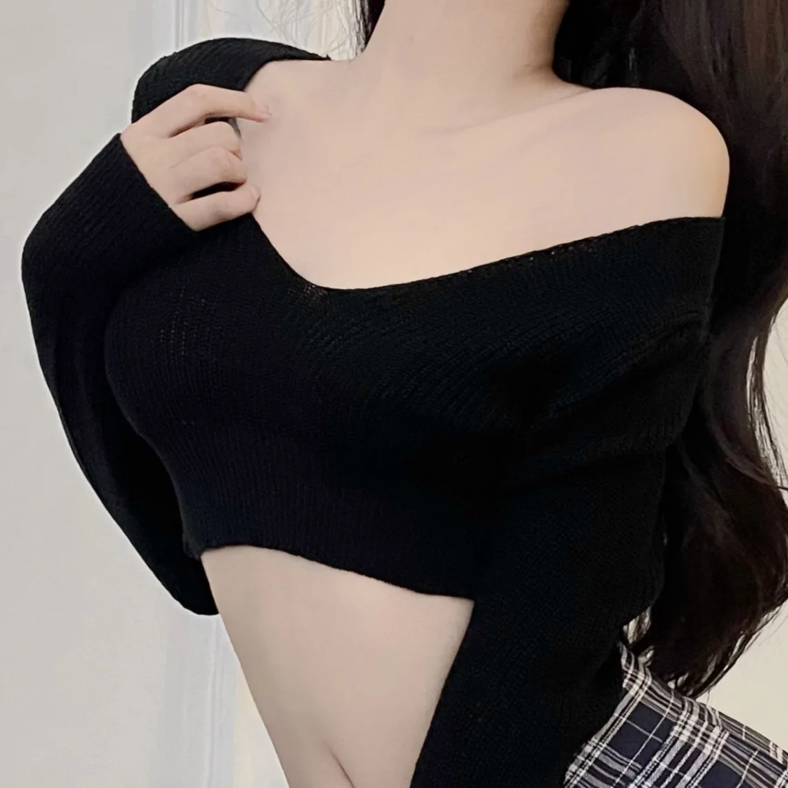 Sfy9279 Sexy Halloween Costumes For Women Sexy Lingerie Role-Playing Uniform Seduction Angel Devil Sexy Sweater Suit