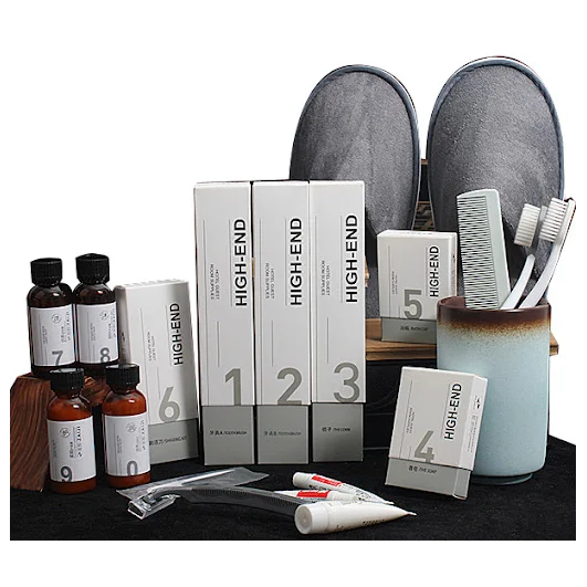 Hot sales hotel accessory hotel bathroom toothbrush With Toothpaste toiletries guest room hotel amenities