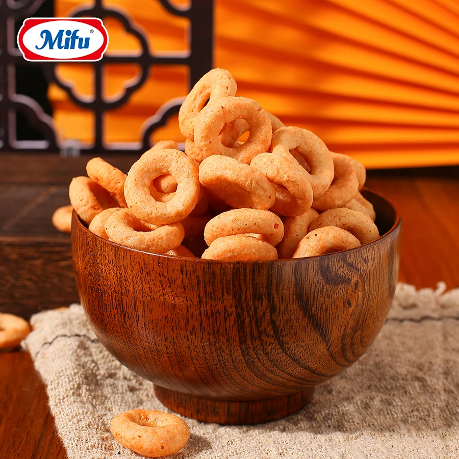 Wholesale Biscuits Baged Delicious Casual Snack Non-fried Baking Biscuit Circles For Home Office