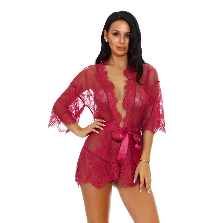 New Arrival Lingeries Women Sexy Solid Lace Hollow Out Underwear 2 Pes Sets Erotic Transparent Sexy Lingerie