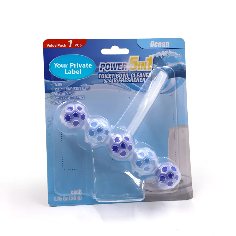 Top Ocean & Lemon &Apple Power Aktiv Classic Factory Rim Hanger Toilet Bowl Cleaner Toilet Air Freshener 4 n 5 balls