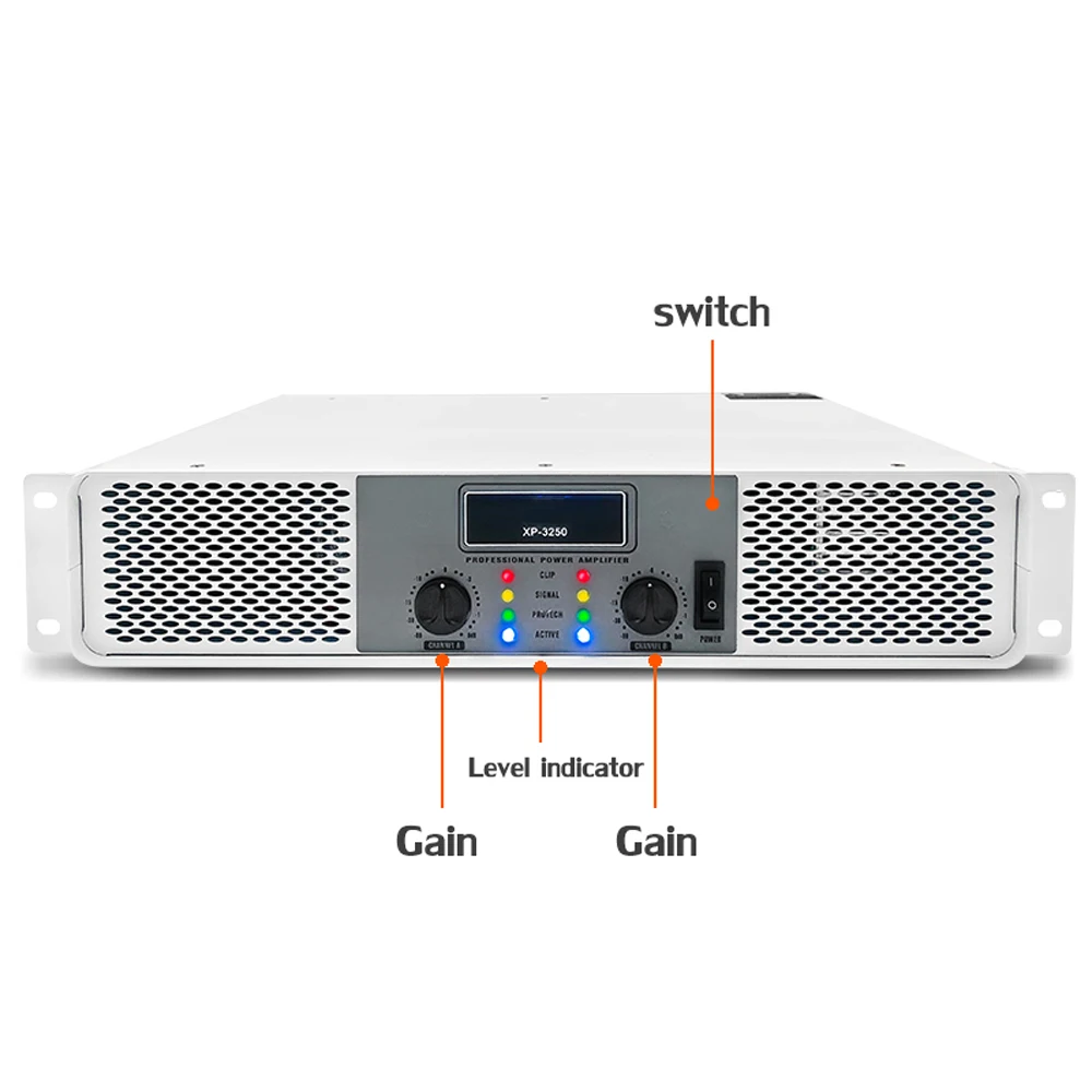 XP3250 Professional High Quality Class H Amp DJ Stage Performance 850W*2 High Power Amplifier