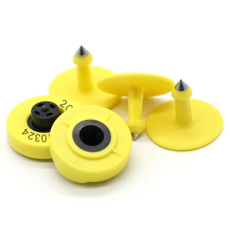 HED-ET109 Cattle Smart Ear Tag High Frequency Chip Livestock Ear Tags rabbit ear tag