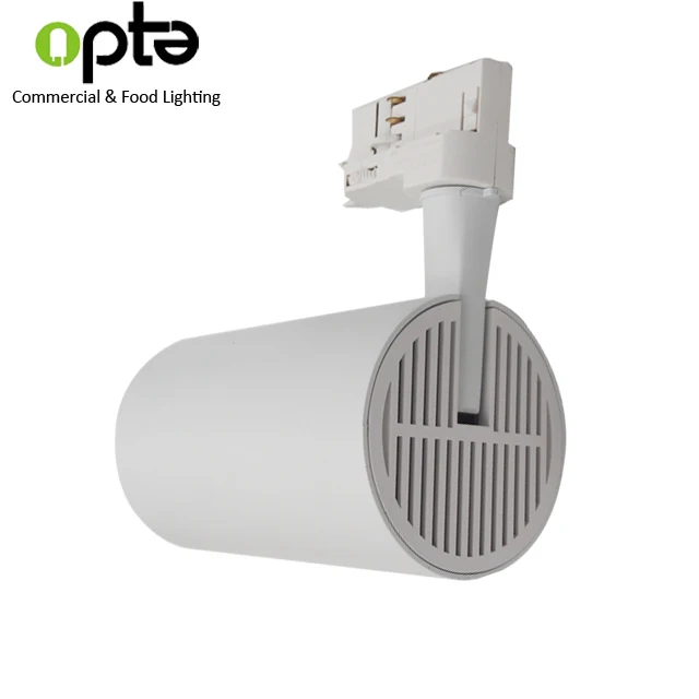 30W Fixed Track Lights Rail Lighting System 3000 lumen LED Track Light with anti-glare reflector