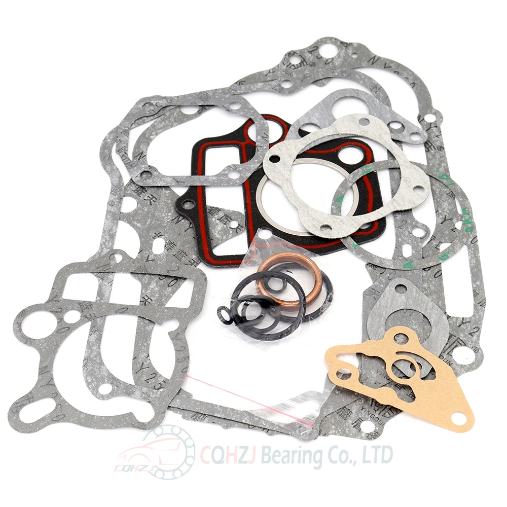 CQHZJ Superior Quality  Motorcycle Parts Silicone And Iron Engine Gasket Kit Engine Gasket Kit For 70 CC