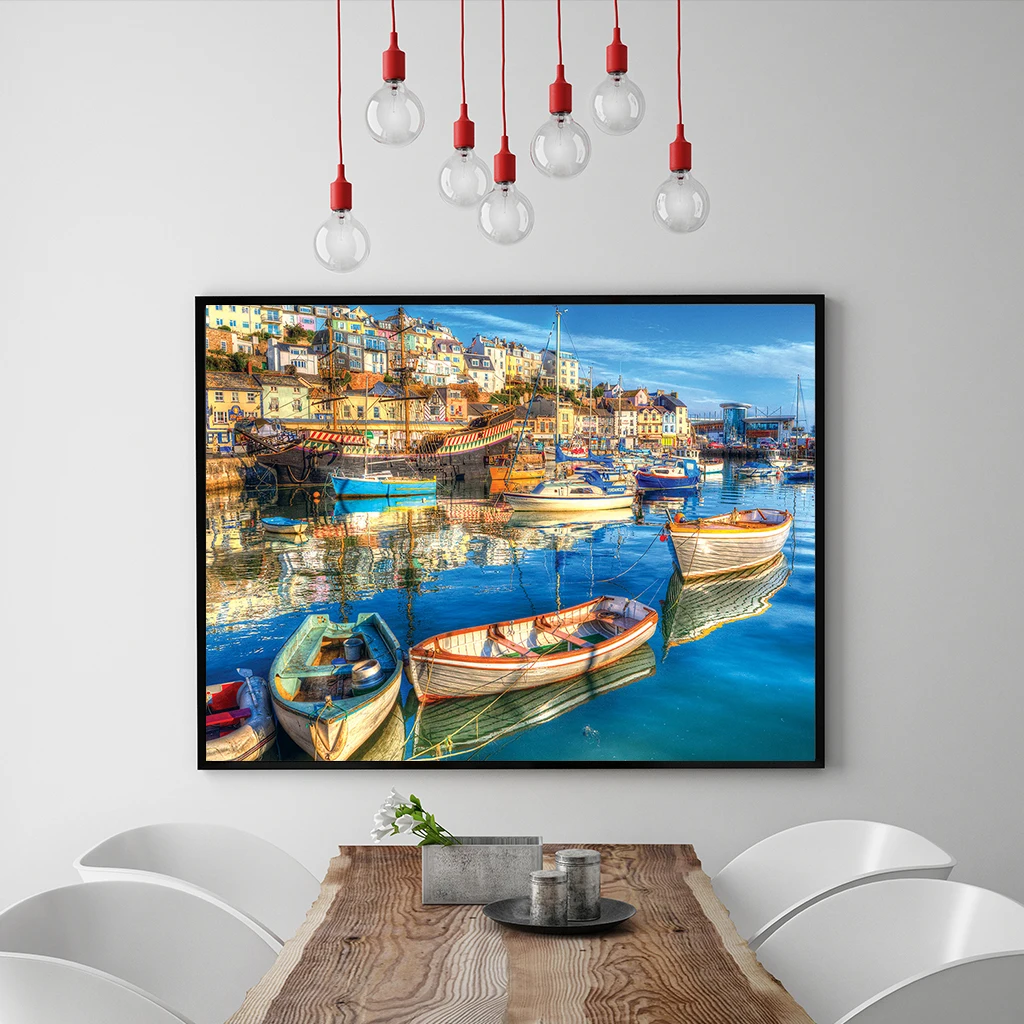 Lienzo de moda 5D pintura arte paisaje diamante