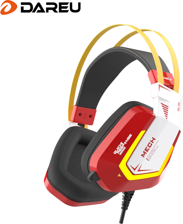 Dareu EH732 gaming headset headphone bose noise cancelling headphones 700 over ear amazon top seller music play game RGB Ambient