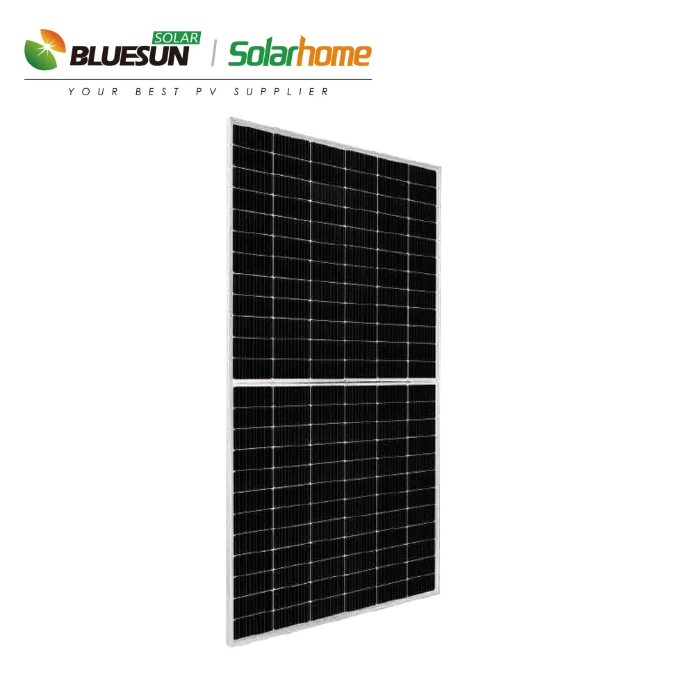  solar power panel Bluesun 600w placas solares fotovoltaicos 182mm half cell 550w 540w price