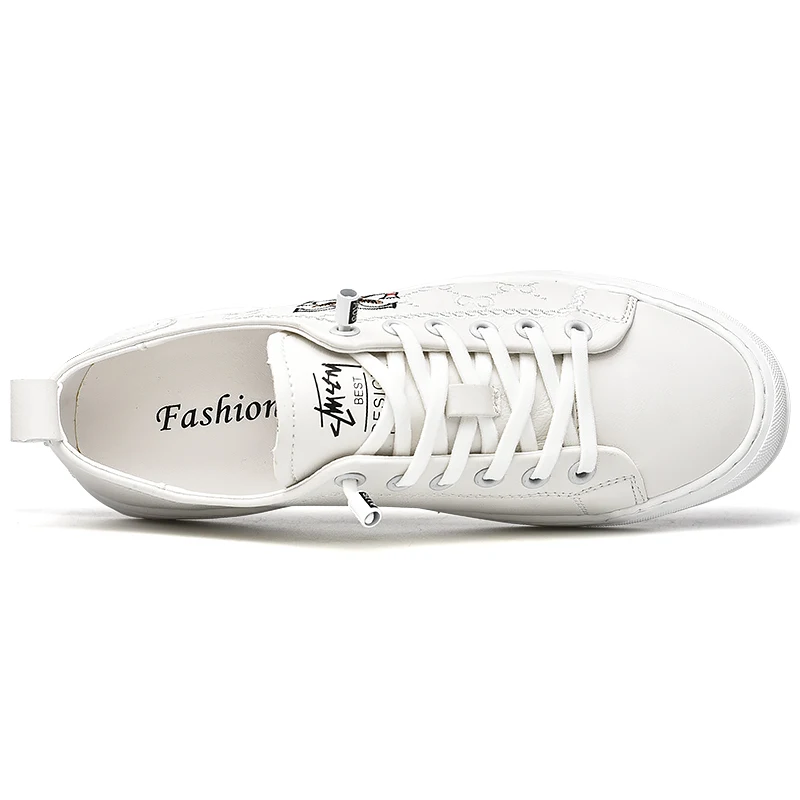 Latest new arrival high quality wholesale leather italian brand famous shoes sneaker men casual shoes