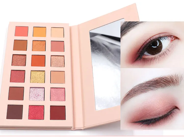 Makeup Eyeshadow Palette Custom Personalized Waterproof Wholesale 18 Color Eye Shadow Pallet