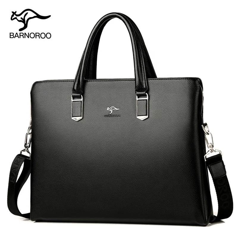 
Hot Selling Brand Mens Briefcase Laptop Bag 15 inch Handbag Men Vintage Pu Leather Custom Cross Body Shoulder Bag with Wallets 