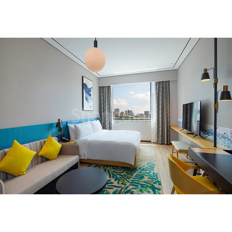 2022 Modern Design Hilton Hotelcontract beds Bedroom Sets for USA Market