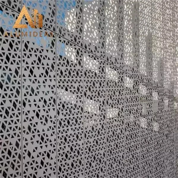 Aluminium Perforated Facade Alumideas Factory Price 1100 H24 Temper Economic Panels