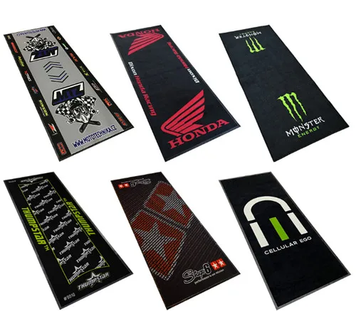 High quality garage carpet tufted printing mats trapper shoes PVC anti slip garage mats