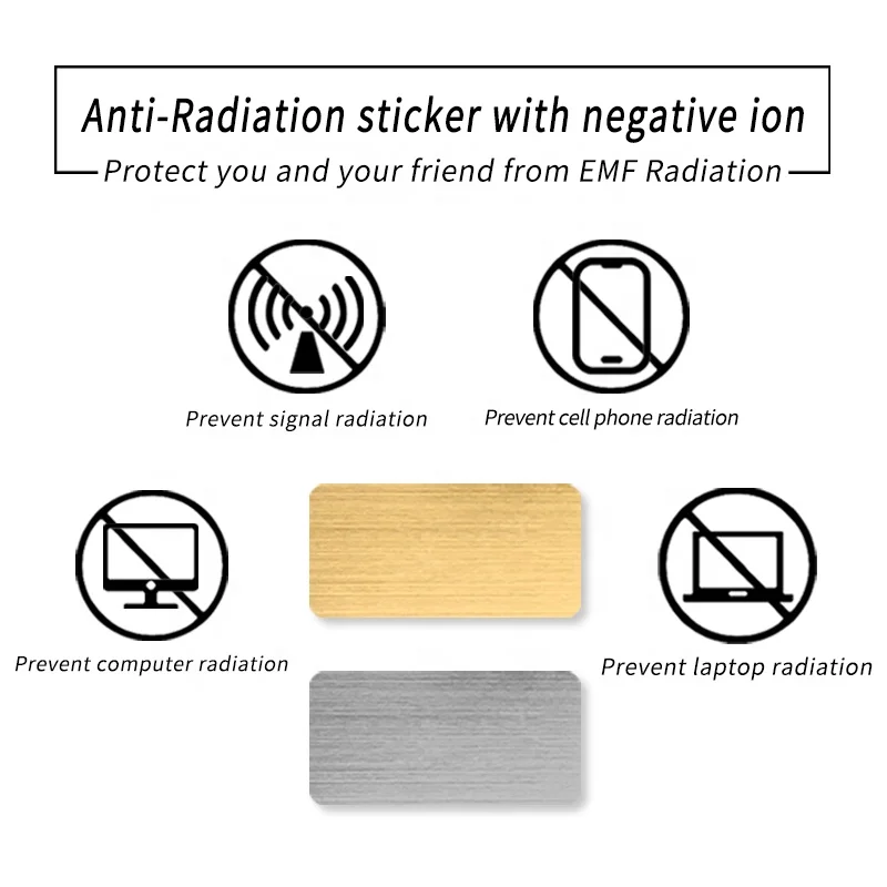EMR 5G blocker EMF protection Anti Radiation Mobile Sticker negative ion scalar quantum energy shield mobile phone chip