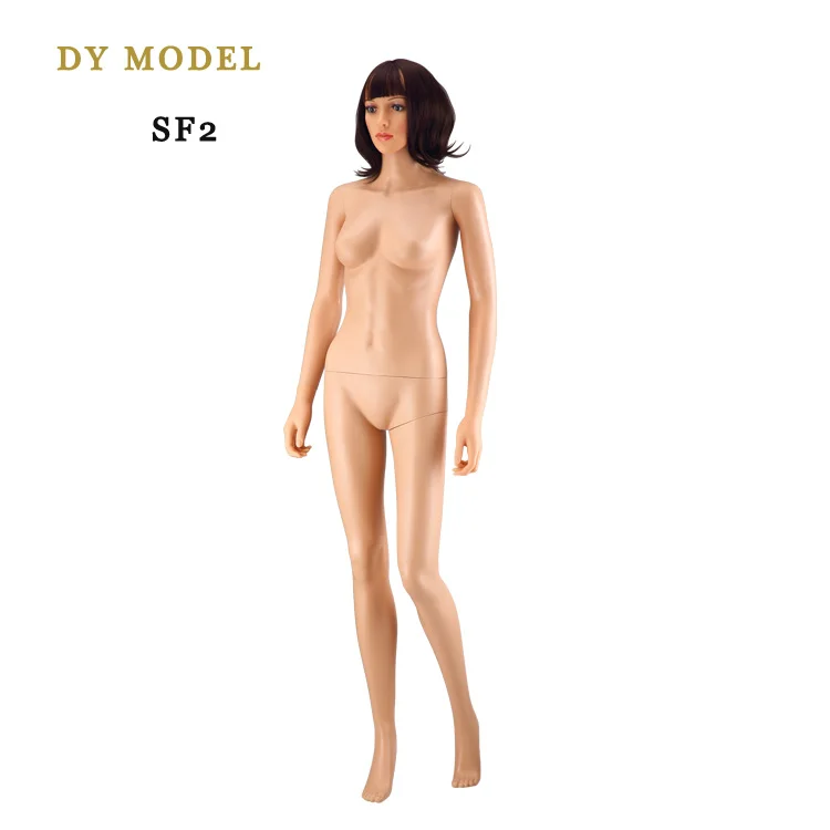 Hot sale girl mannequin in skin color for windows displaying
