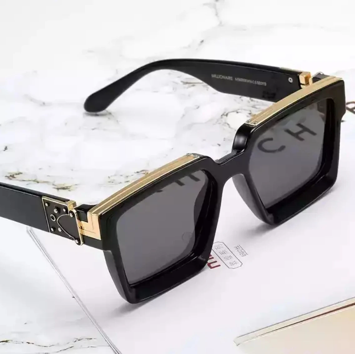 2024 Famous Brand Newest Square Hot Fashion Brand Designer Millionaire Sunglasses Mens Sol Luxury Women Sun Glasses Sunglasses