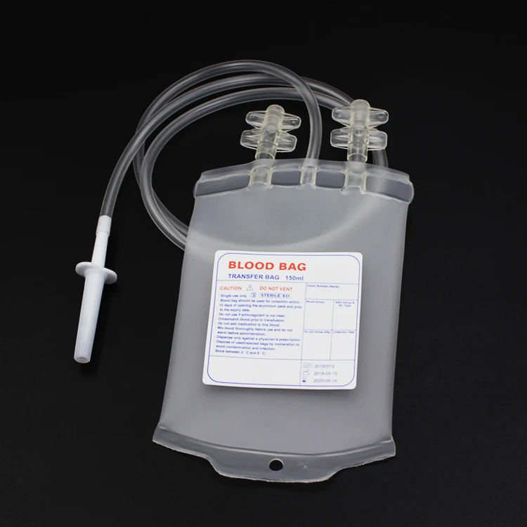 
Single/Double/Triple/Quadruple blood transfer bag with Anticoagulation 